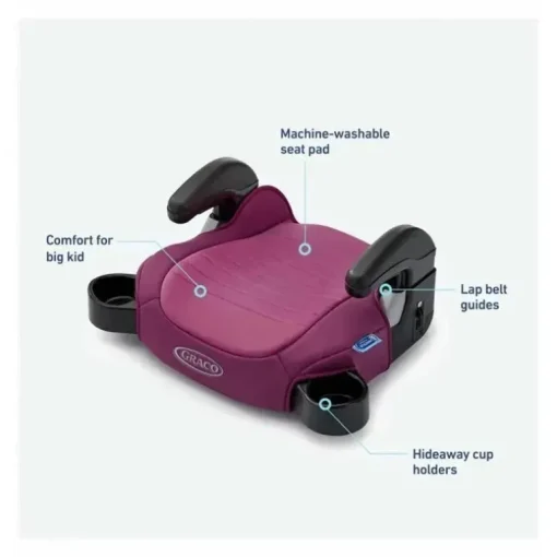 Graco - Assento de carro elevatório sem encosto TurboBooster 2.0, Trisha