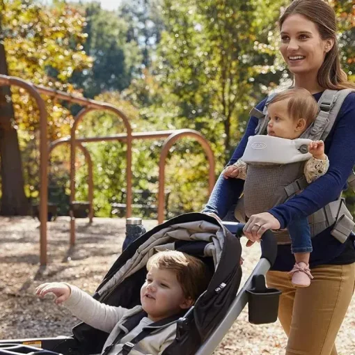 Graco - Carrinho de bebê 4 em 1 Cradle Me, cinza