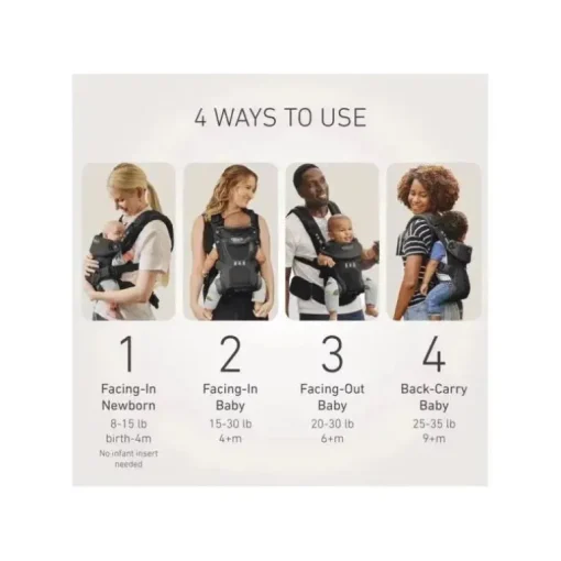 Graco - Carrinho de bebê 4 em 1 Premier Cradle Me Air, preto ônix