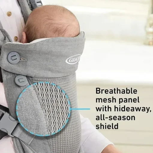 Graco - Carrinho de bebê 4 em 1 Cradle Me, cinza
