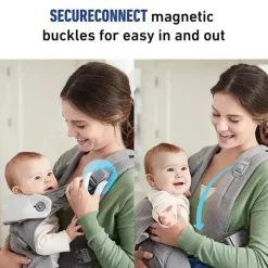 Graco - Carrinho de bebê 4 em 1 Cradle Me, cinza