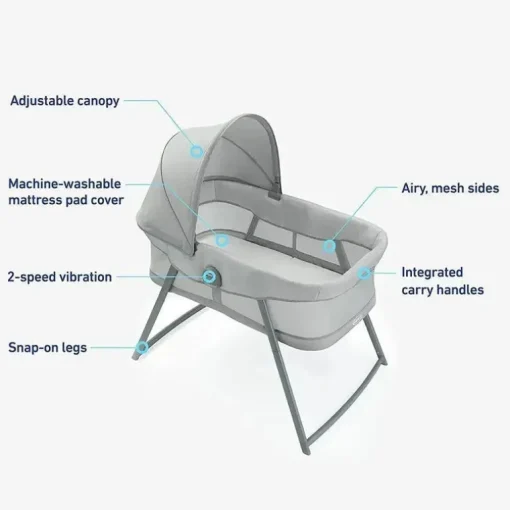 Graco - Dream More 2-em-1 Berço de Viagem, Jaden