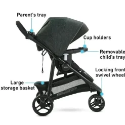 Graco - Modes 3 Lite DLX Travel System, West Point