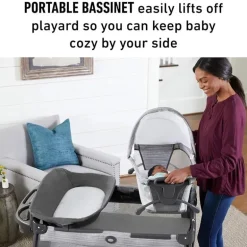 Graco - Pack 'n Play Close2Baby Bassinet Playard, Derby