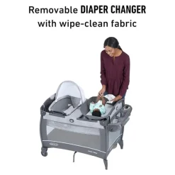 Graco - Pack 'n Play Close2Baby Bassinet Playard, Derby