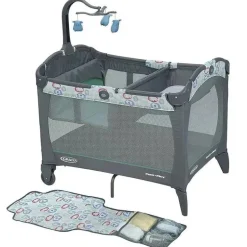 Graco - Pack 'N Play Playard para recém-nascidos, trocador e transporte, Manor