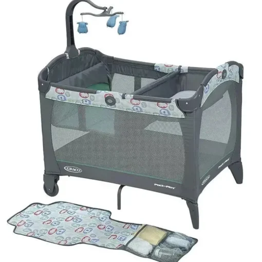 Graco - Pack 'N Play Playard para recém-nascidos, trocador e transporte, Manor