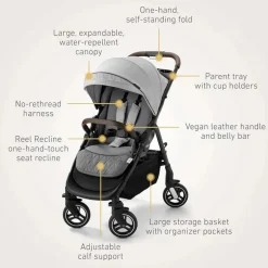 Graco - Sistema de viagem Premier Snugridge Snugfit 35Lx Merge, Midtown