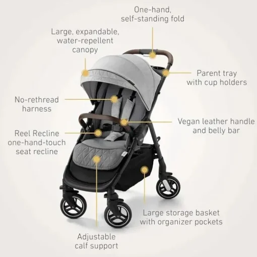 Graco - Sistema de viagem Premier Snugridge Snugfit 35Lx Merge, Midtown