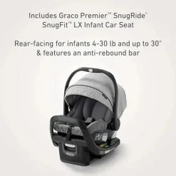 Graco - Sistema de viagem Premier Snugridge Snugfit 35Lx Merge, Midtown