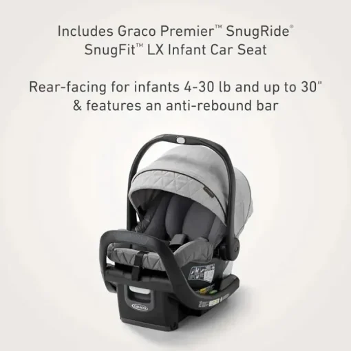 Graco - Sistema de viagem Premier Snugridge Snugfit 35Lx Merge, Midtown