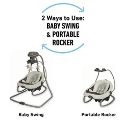 Graco DuetSoothe Swing Plus Rocker-Safira
