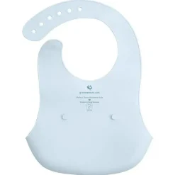 Green Sprouts - babador de silicone para bebê, mirtilo claro