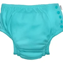 Green Sprouts - Fralda Reutilizável Eco Snap Swim, Aqua
