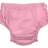Green Sprouts - Fralda Reutilizável Eco Snap Swim, Rosa Claro