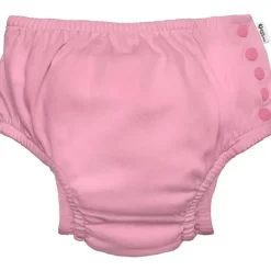 Green Sprouts - Fralda Reutilizável Eco Snap Swim, Rosa Claro
