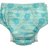 Green Sprouts - Fralda Reutilizável Eco Snap Swim, Tartaruga-de-pente Seafoam