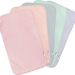Green Sprouts - 5Pk almofadas de arroto Stay-Dry, rosa