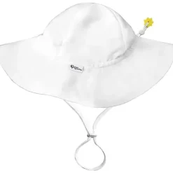 Green Sprouts - Upf50+ Eco Brim Hat, Branco