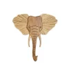 Guindaste - Decoração de berçário Baby Safari, decoração de parede de animal de madeira, elefante