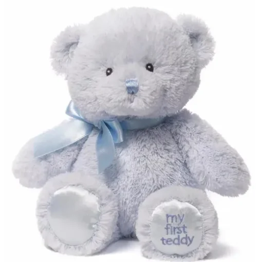 Gund 10 Meu primeiro brinquedo de pelúcia de pelúcia, azul