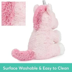 Gund Animated Alora, o unicórnio, brinquedo de pelúcia rosa para bebê