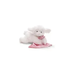 Gund Lena Lamb com cobertor rosa de oração