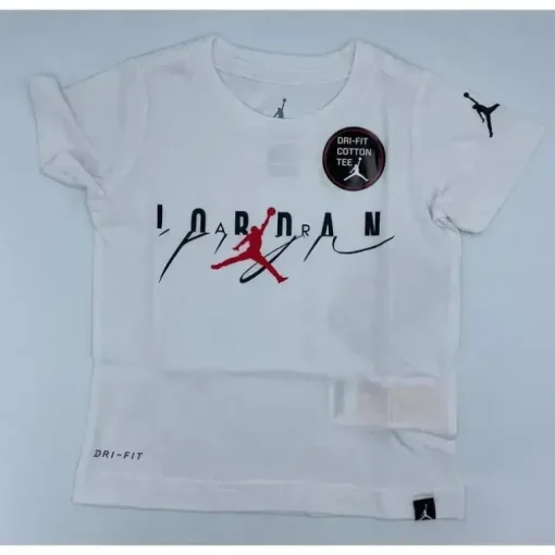 Haddad - Camiseta Infantil Jordan Logo - Branco