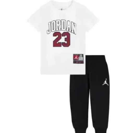 Haddad - Conjunto de camiseta Jordan Jersey Pack, branco