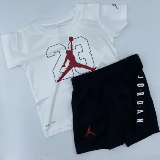 Haddad - Shorts de boxe Jordan infantil - Preto