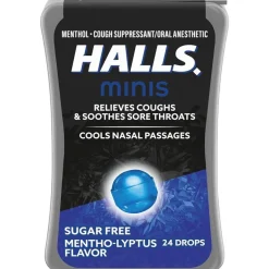 Halls - Minis Menthol-Lyptus 24 Ct