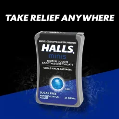 Halls - Minis Menthol-Lyptus 24 Ct