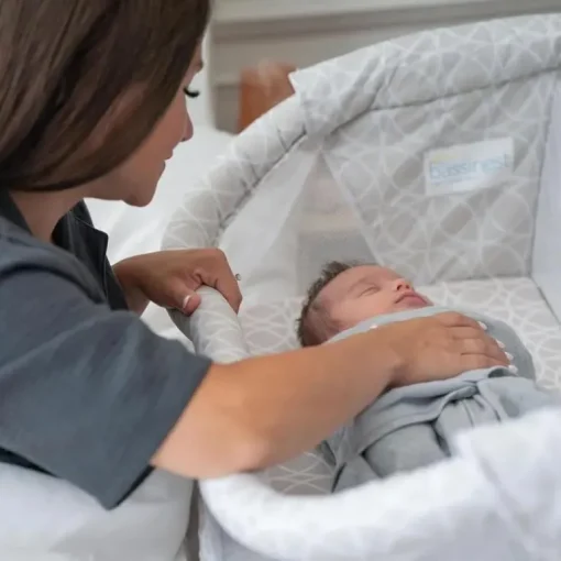Halo - Bessinest Twin Sleeper | Berço duplo de cabeceira, círculos de areia
