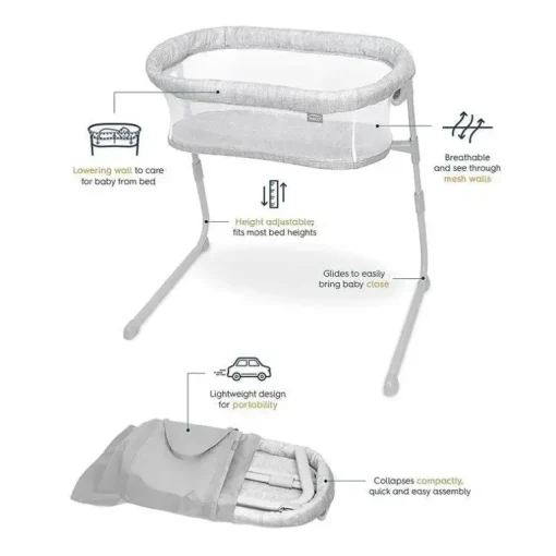 Halo - Innovations Berço Flex Sleeper, Cinza