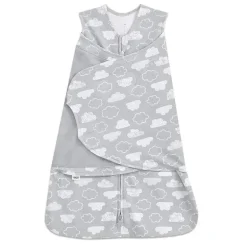 Halo - Saco de dormir 100% algodão Nuvens estampadas, pequeno