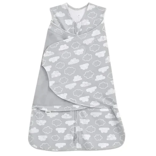Halo - Saco de dormir 100% algodão Nuvens estampadas, pequeno