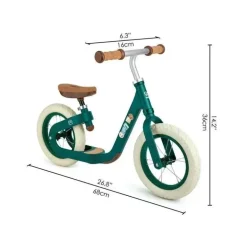 Hape - Aprenda a andar de bicicleta de equilíbrio, vermelha