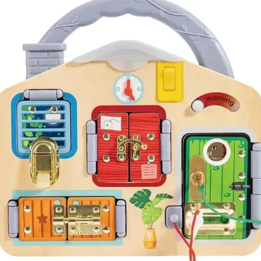 Hape - Bloqueio e chave do tabuleiro de jogo