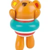 Hape - Brinquedo de banho de corda infantil Little Splashers nadador de pelúcia