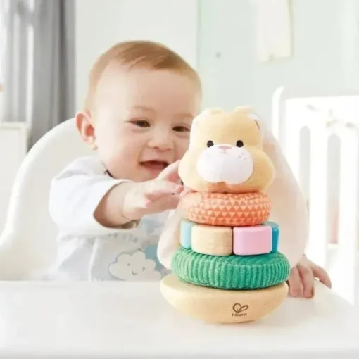 Hape - brinquedo empilhador de coelho