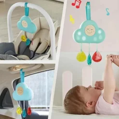 Hape - Brinquedo móvel para berço de bebê com luzes e músicas relaxantes