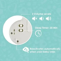 Hape - Brinquedo móvel para berço de bebê com luzes e músicas relaxantes