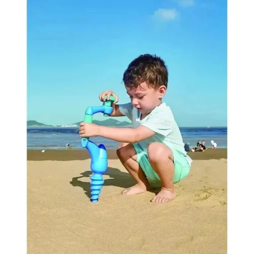 Hape - Brinquedos de perfuração de areia e praia, azuis