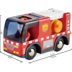 Hape - caminhão de bombeiros com sirene