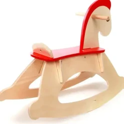 Hape - Cavalo de balanço de madeira para crianças Rock and Ride