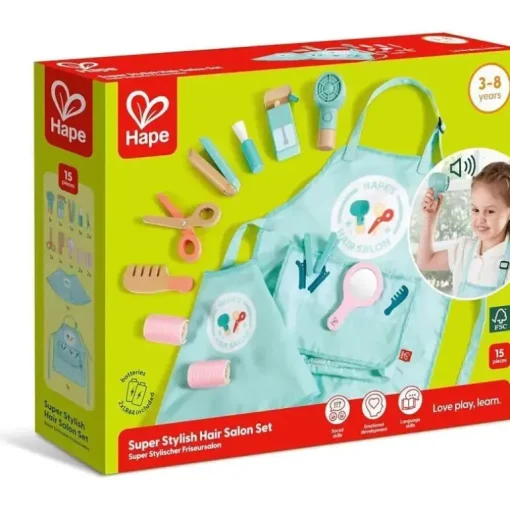 Hape - Conjunto de cabeleireiro super estiloso