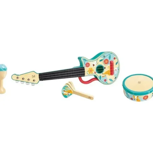 Hape - Conjunto de instrumentos infantis 4 em 1