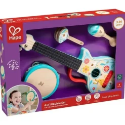 Hape - Conjunto de instrumentos infantis 4 em 1