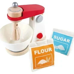 Hape - conjunto de jogo de cozinha misturador poderoso de madeira