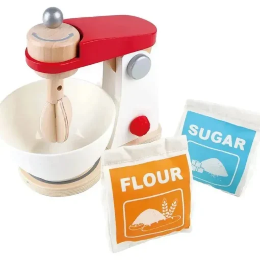 Hape - conjunto de jogo de cozinha misturador poderoso de madeira
